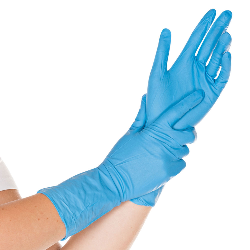 Chemikalienschutzhandschuhe Super High Risk | Nitril - blau