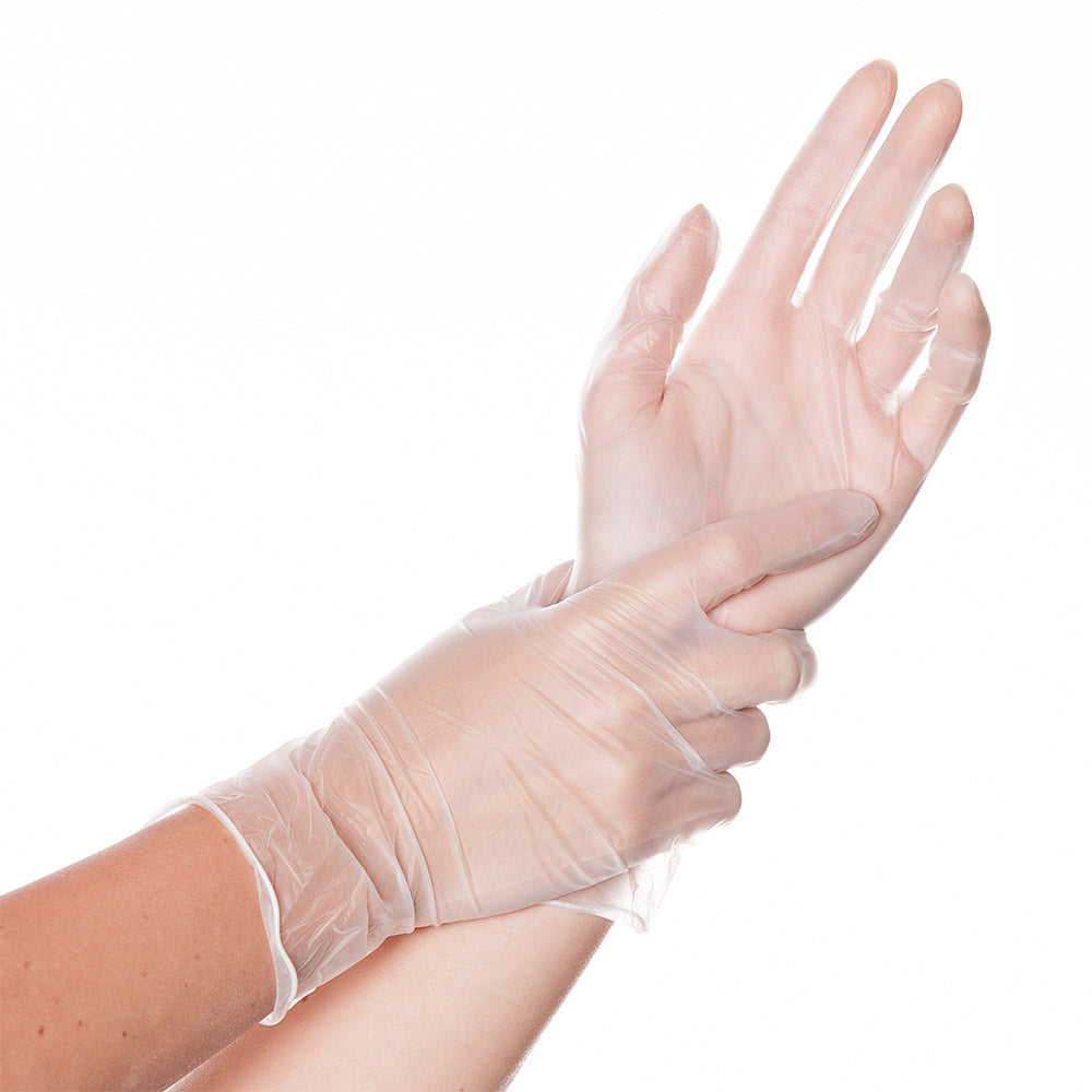Vinylhandschuhe Ideal | puderfrei - transparent