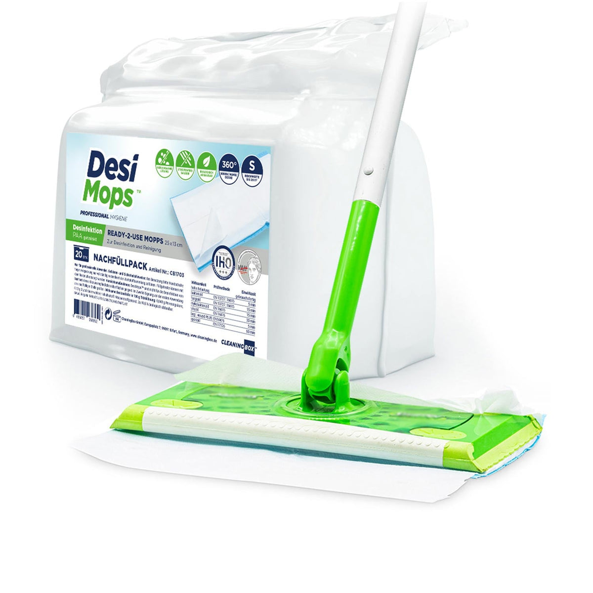 DesiMops 360° Desinfektionsmopps Nachfüllpack