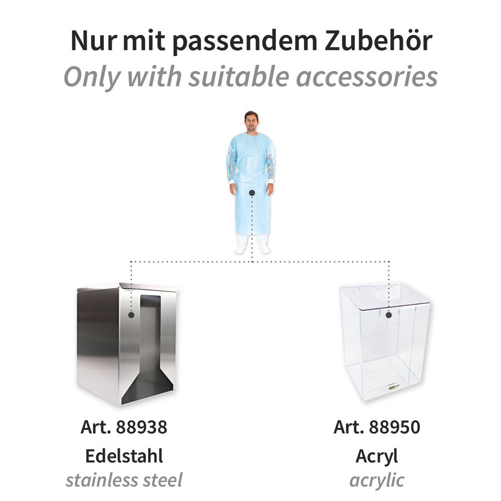 Schutzkittel Protect Typ PB 4B + PB 6B | PP, PE teil-laminiert - blau