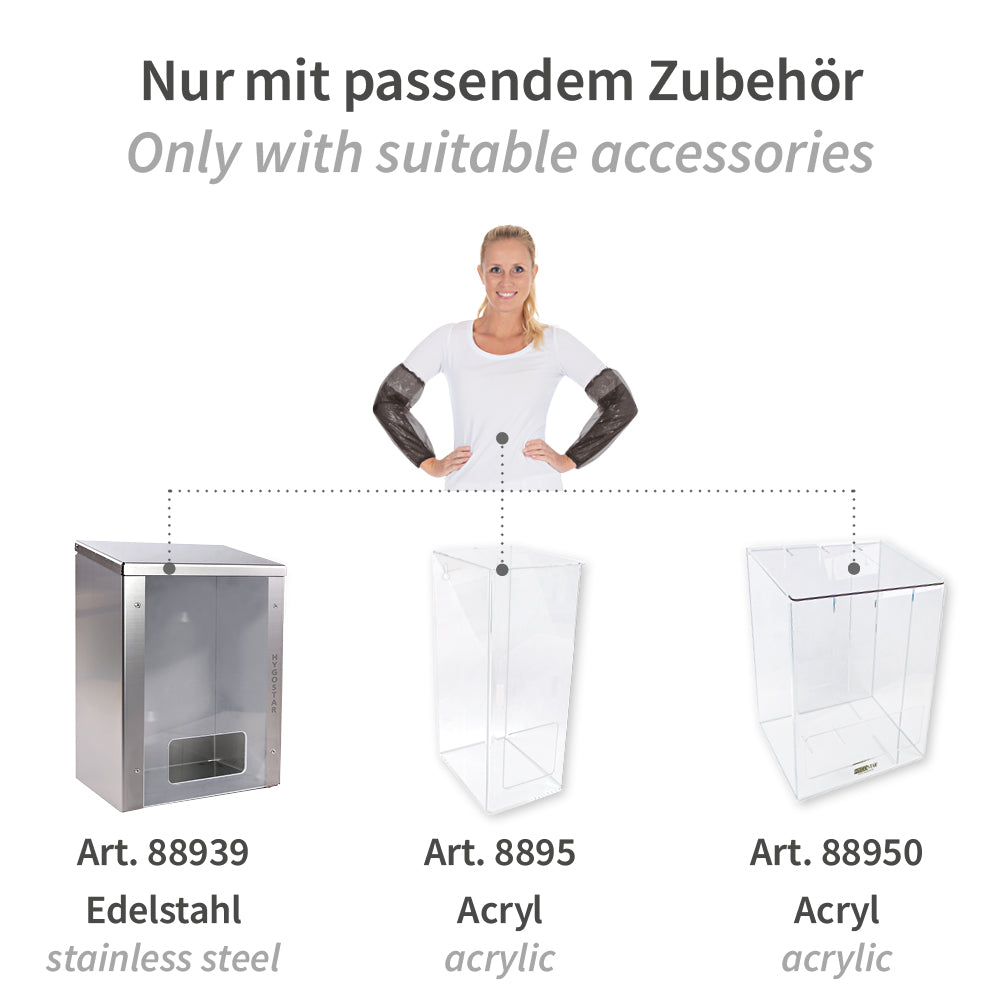 Ärmelschoner Light | PE - schwarz