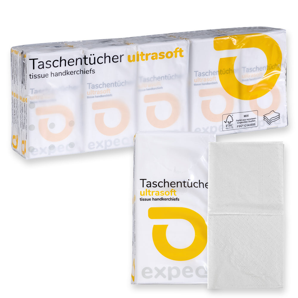 Taschentücher, 4-lagig | Zellulose, FSC®-Mix - weiß