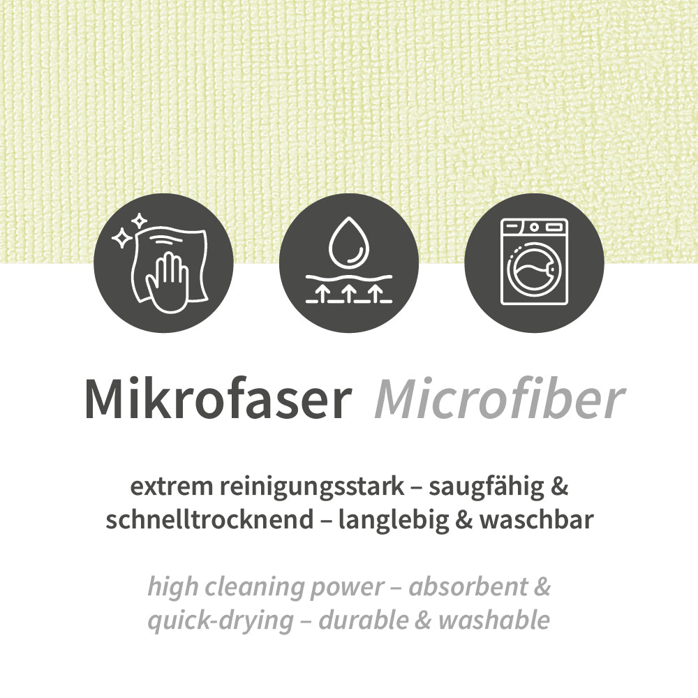 Mikrofasertücher Micro Master | Polyester/Polyamid - gelb