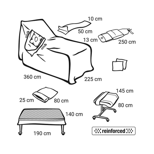 Foliodrape® Protect Schulter-/Arthroskopie-Set Beach Chair