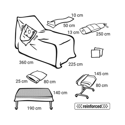 Foliodrape® Protect Schulter-/Arthroskopie-Set Beach Chair