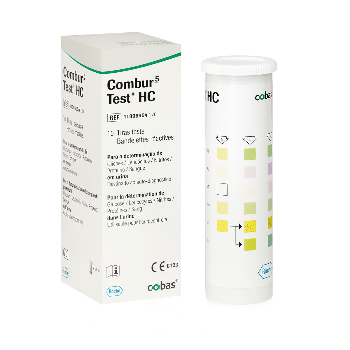 Combur 5 Test HC, 10 Urinteststreifen