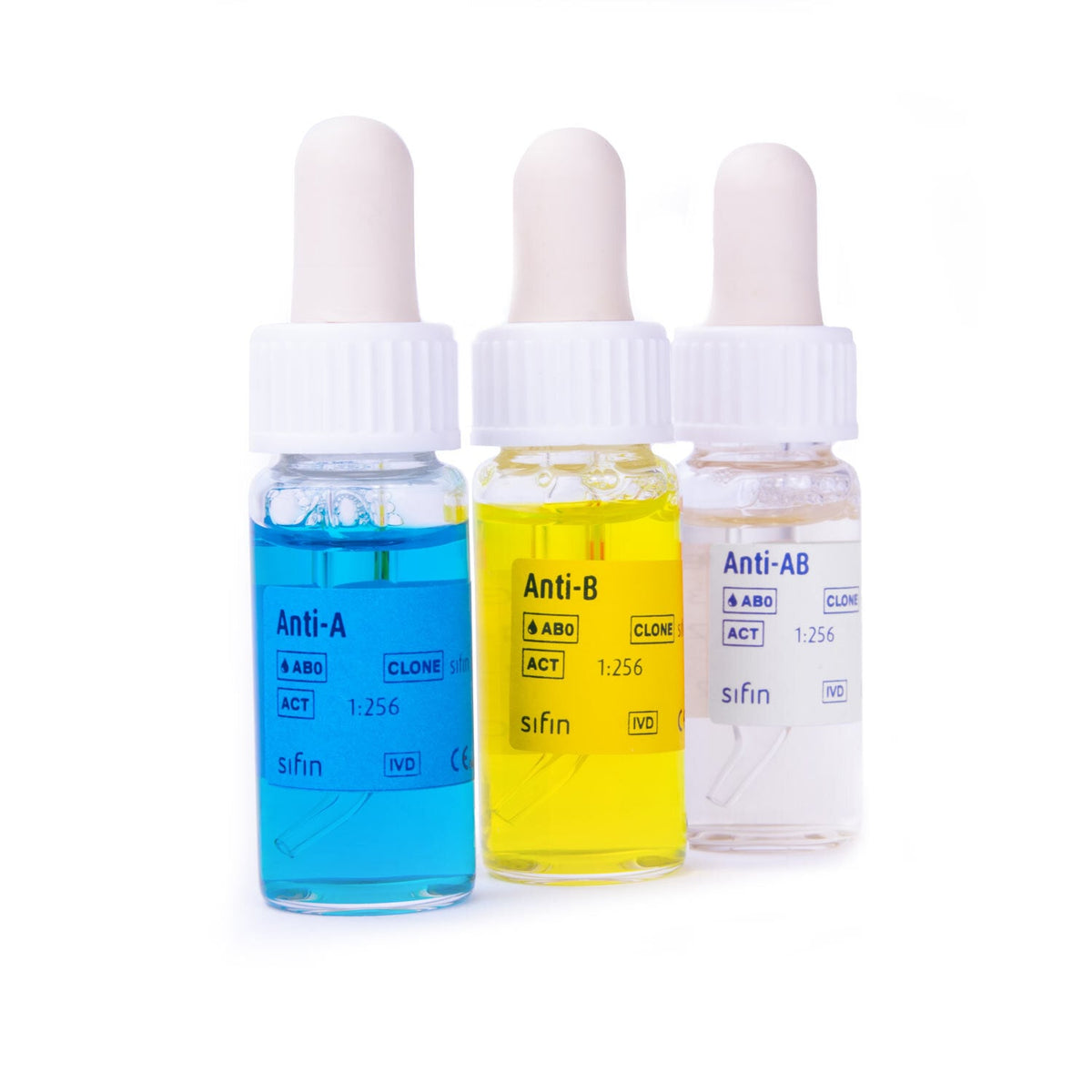 Testreagenzien Antigenbestimmung AB0-System