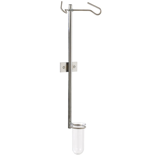 Wand-Infusionshalter inklusive Tropfglas