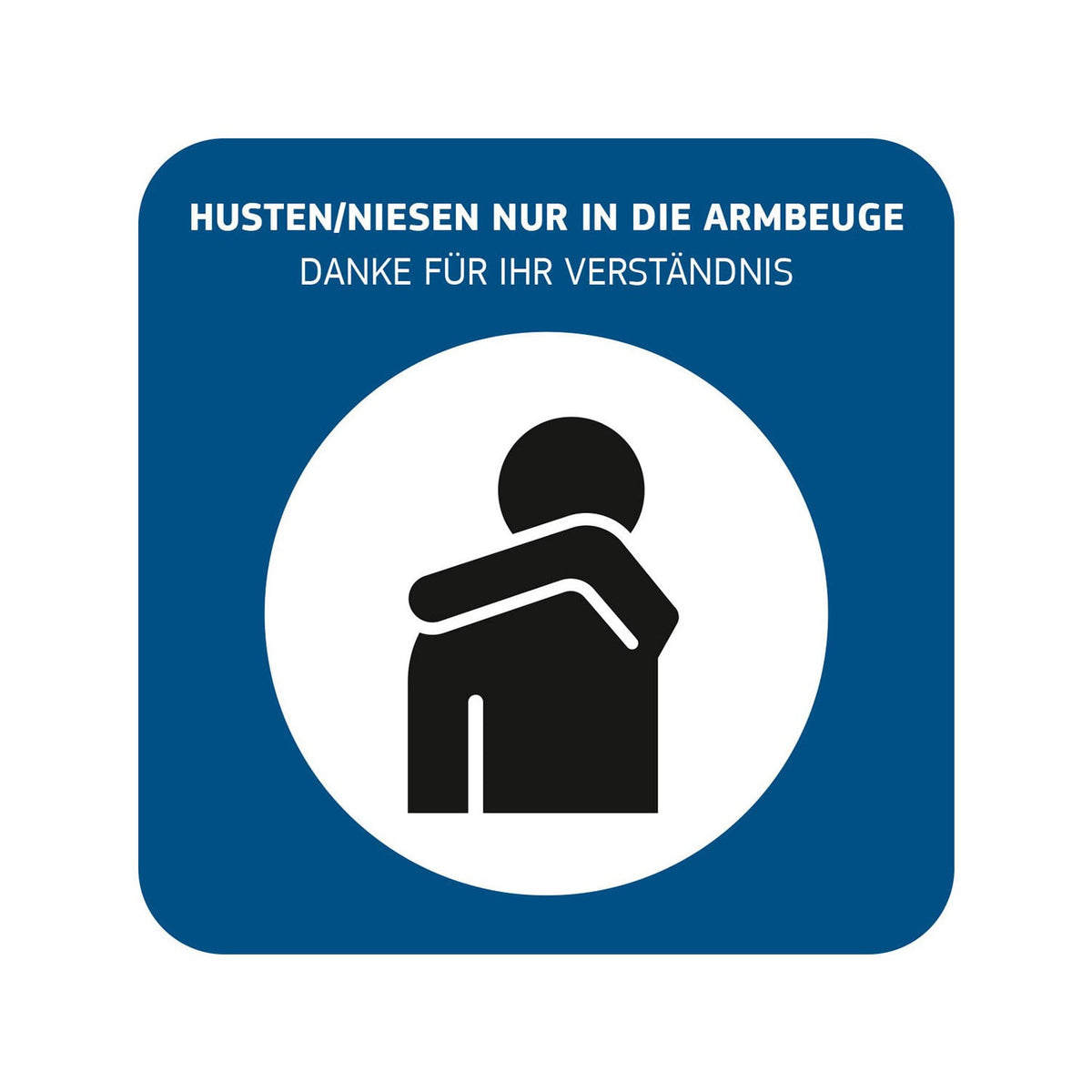 Hygiene-Hinweisschild