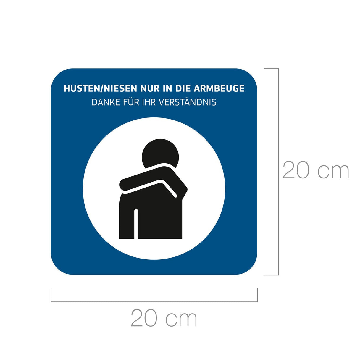 Hygiene-Hinweisschild