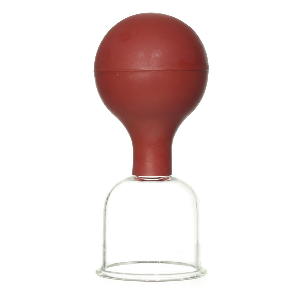 Schröpfglas mit Olive und Ball