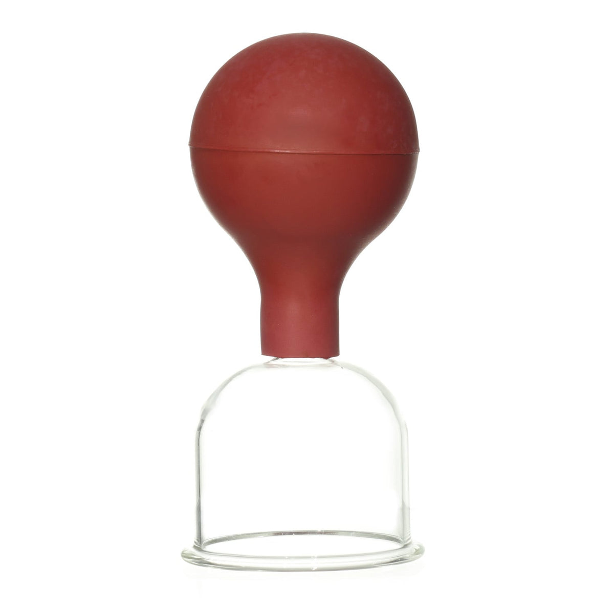 Schröpfglas mit Olive und Ball
