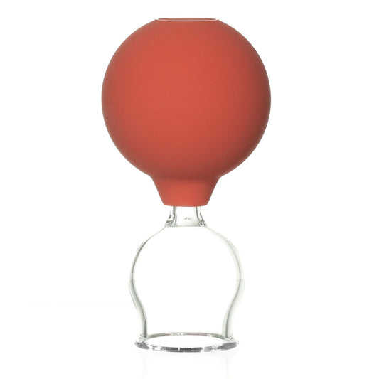 Schröpfglas mit Olive und Ball