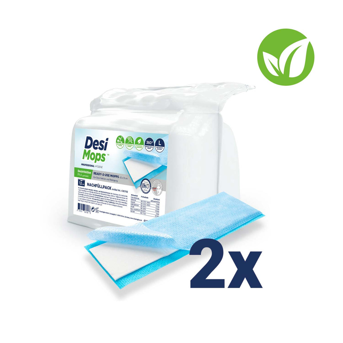 DesiMops Desinfektionsmopps Nachfüllpack