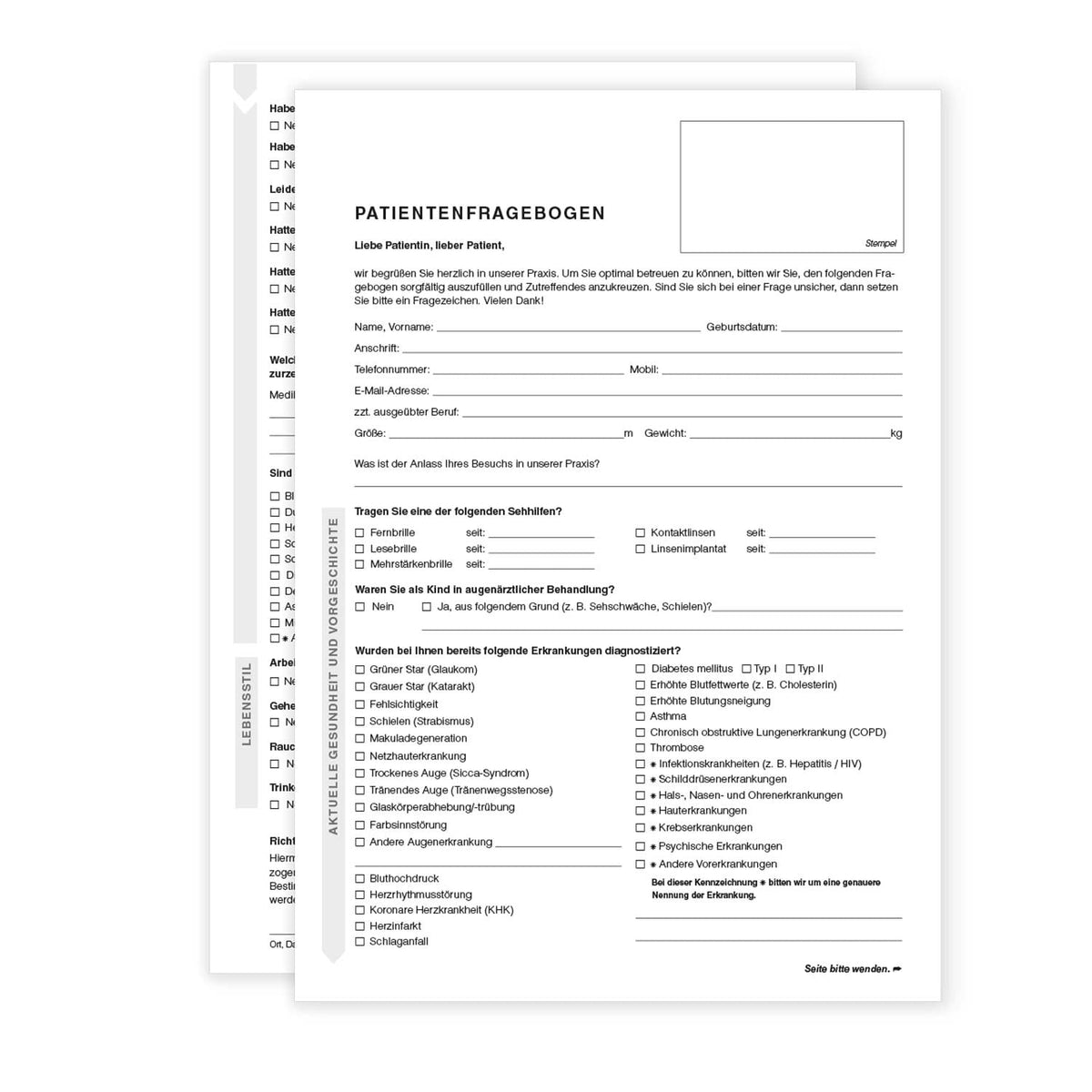 Anamnesebogen
