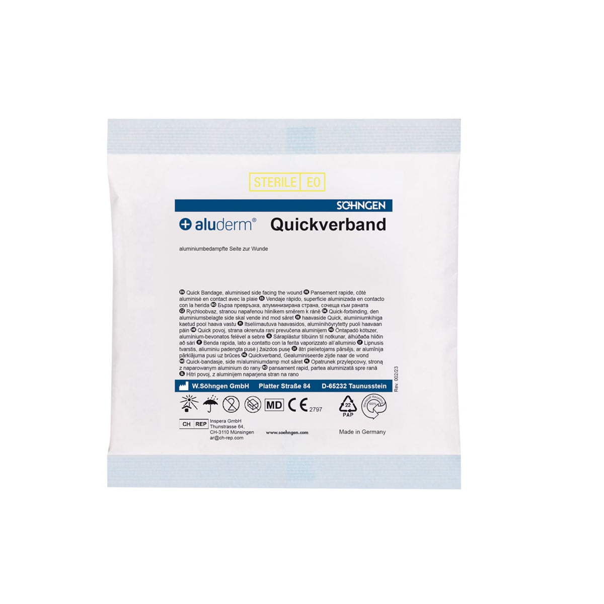 Aluderm Quickverband, groß