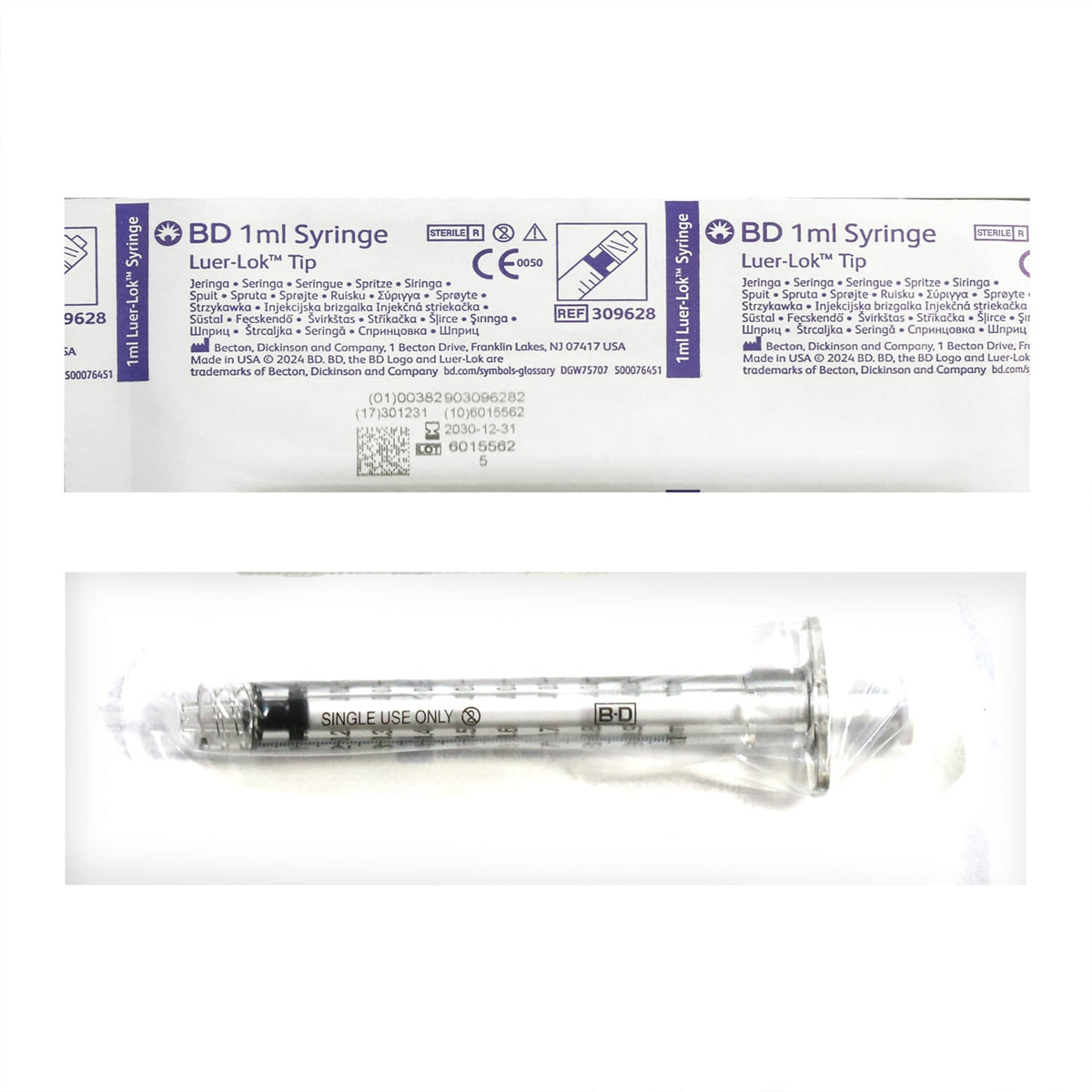 BD Plastipak Luer-Lock-Spritzen