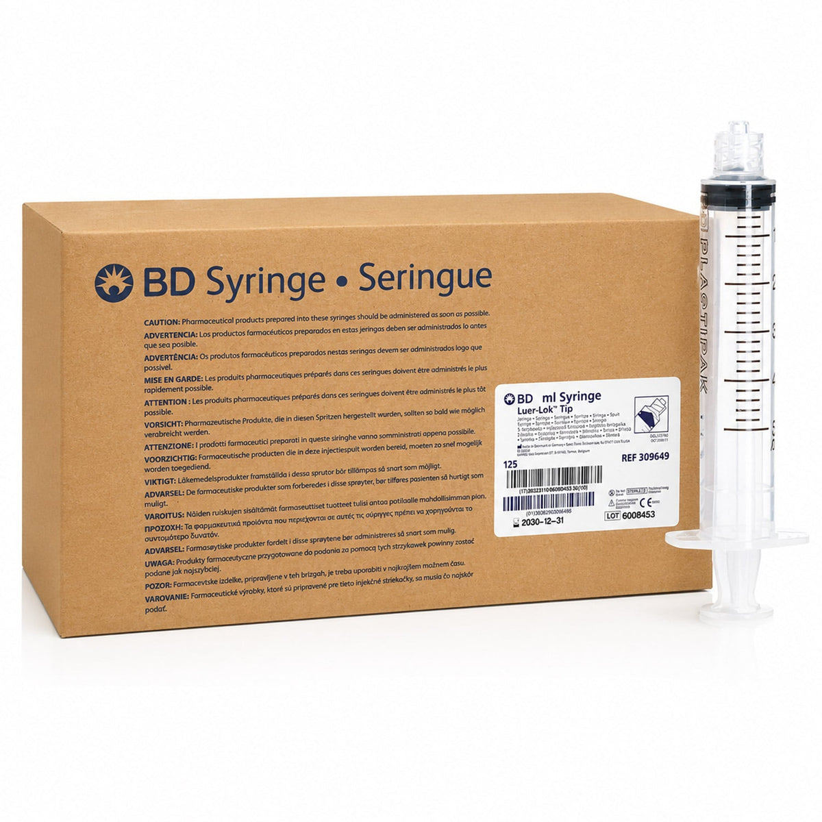 BD Plastipak Luer-Lock-Spritzen
