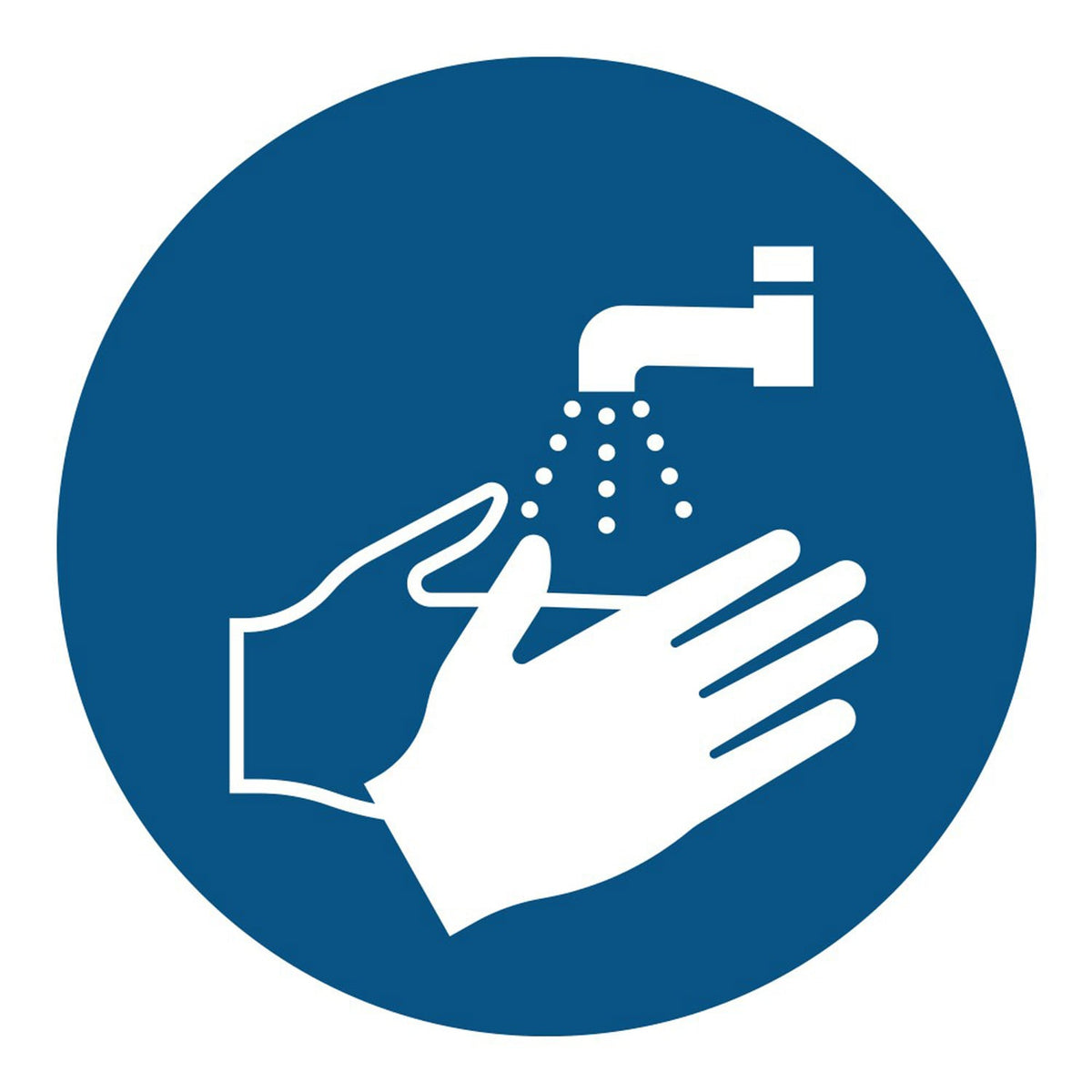 Hygienehinweis Hände waschen