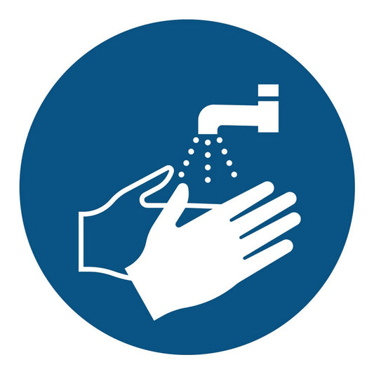 Hygienehinweis Hände waschen