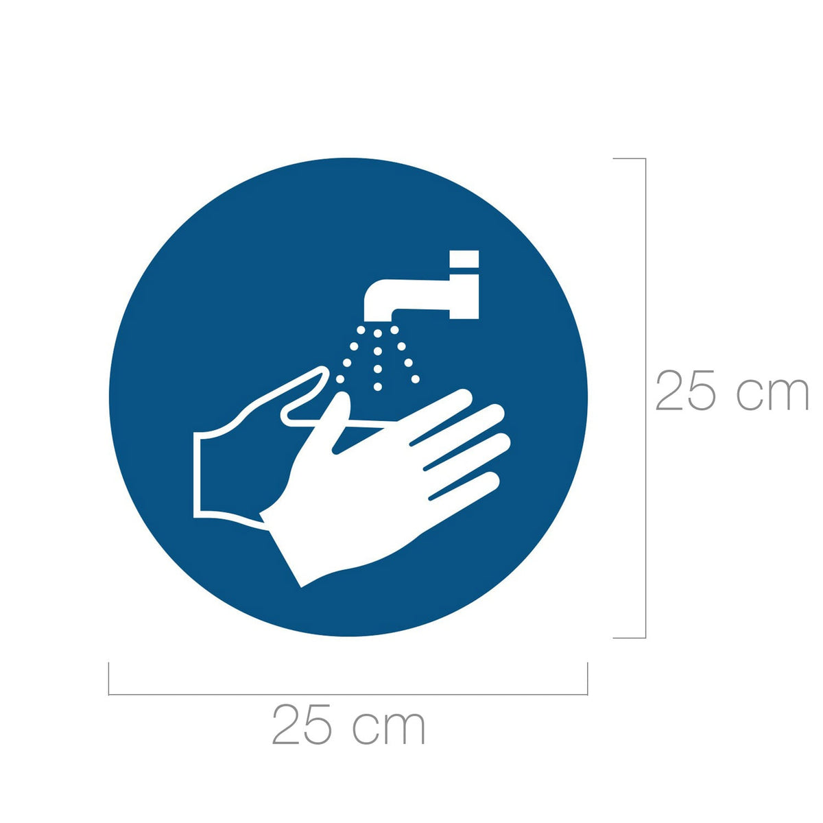 Hygienehinweis Hände waschen