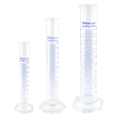Teqler Messzylinder aus Glas