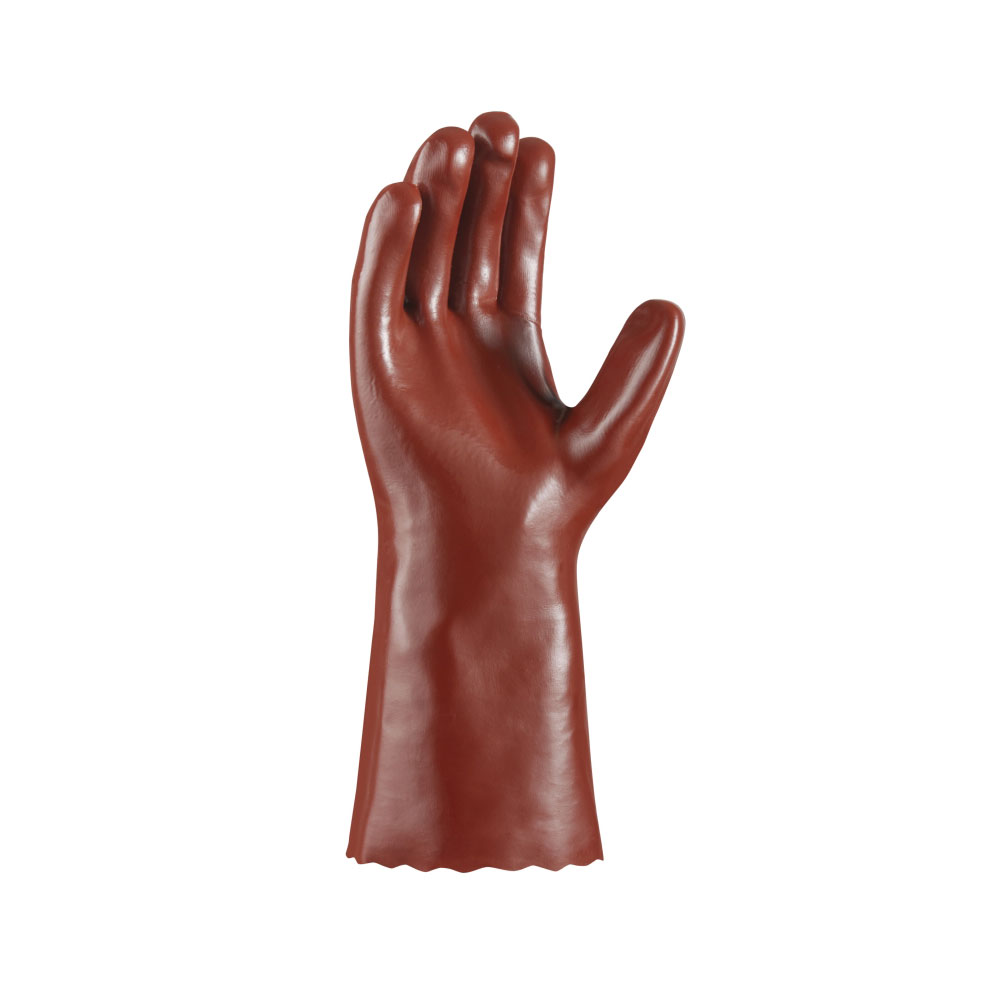 teXXor® PVC-Handschuhe ROTBRAUN - rot-braun