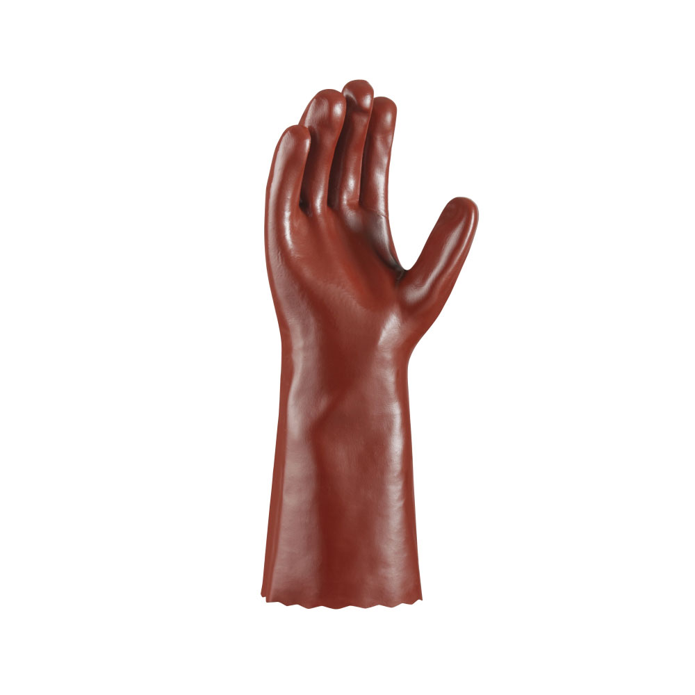 teXXor® PVC-Handschuhe ROTBRAUN - rot-braun