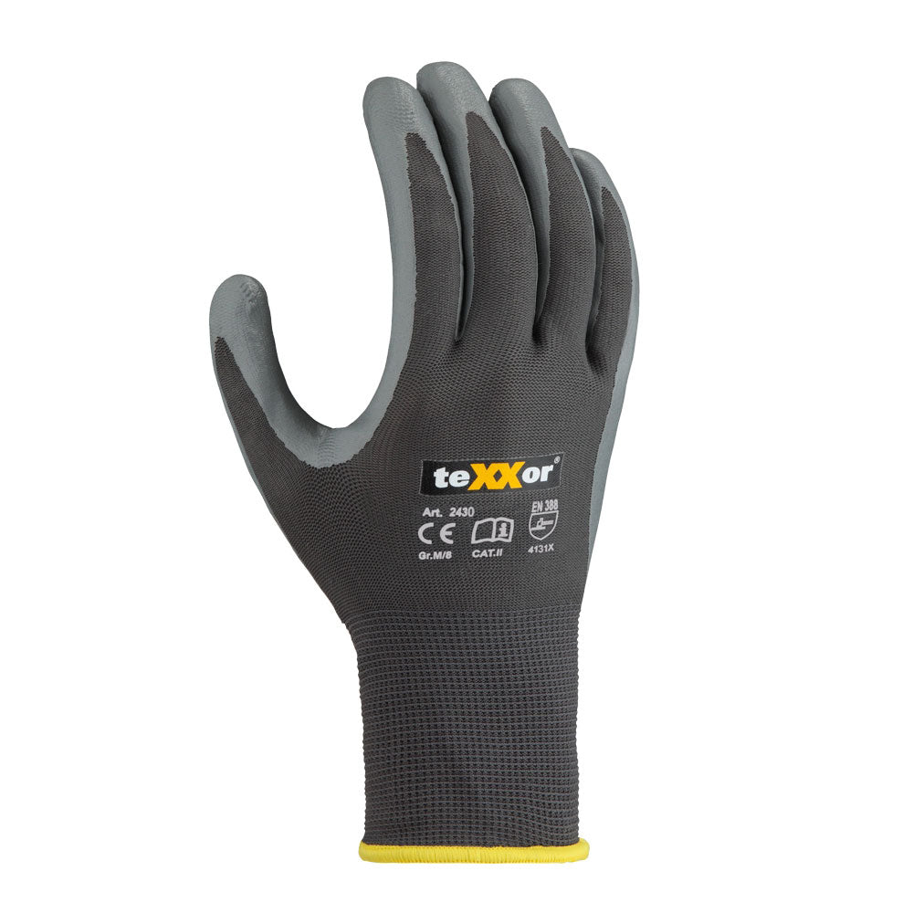 teXXor® Polyester-Handschuhe 2430 - grau