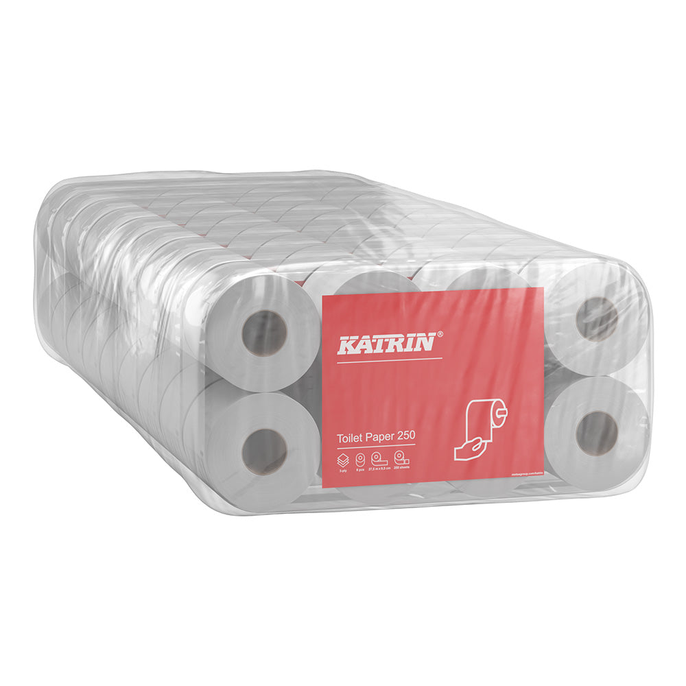 KATRIN Toilettenpapier, 3-lagig - weiß