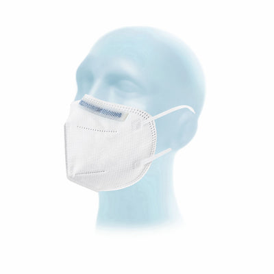 Meditrade Respima Atemschutzmasken FFP2 NR, vertikal faltbar, Ohrschlaufen | PP