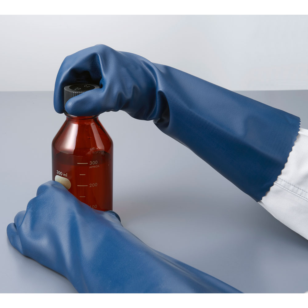 SHOWA CN741, Chemikalienschutzhandschuhe - dunkelblau