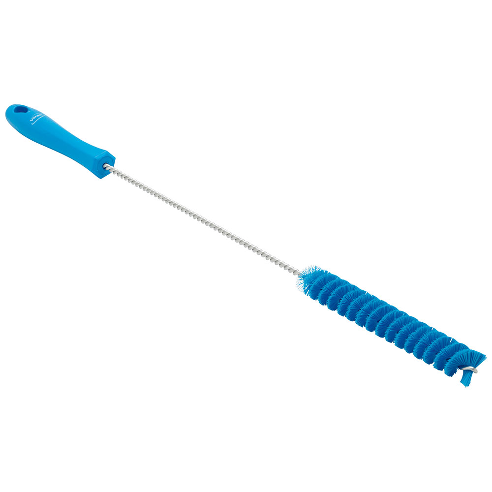 Vikan Rohrbürste mit Stiel, 20 mm, medium - blau