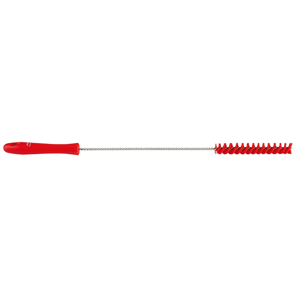 Vikan Rohrbürste mit Stiel, 20 mm, medium - rot