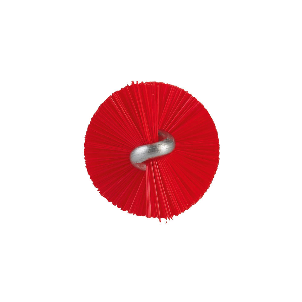 Vikan Rohrbürste mit Stiel, 20 mm, medium - rot
