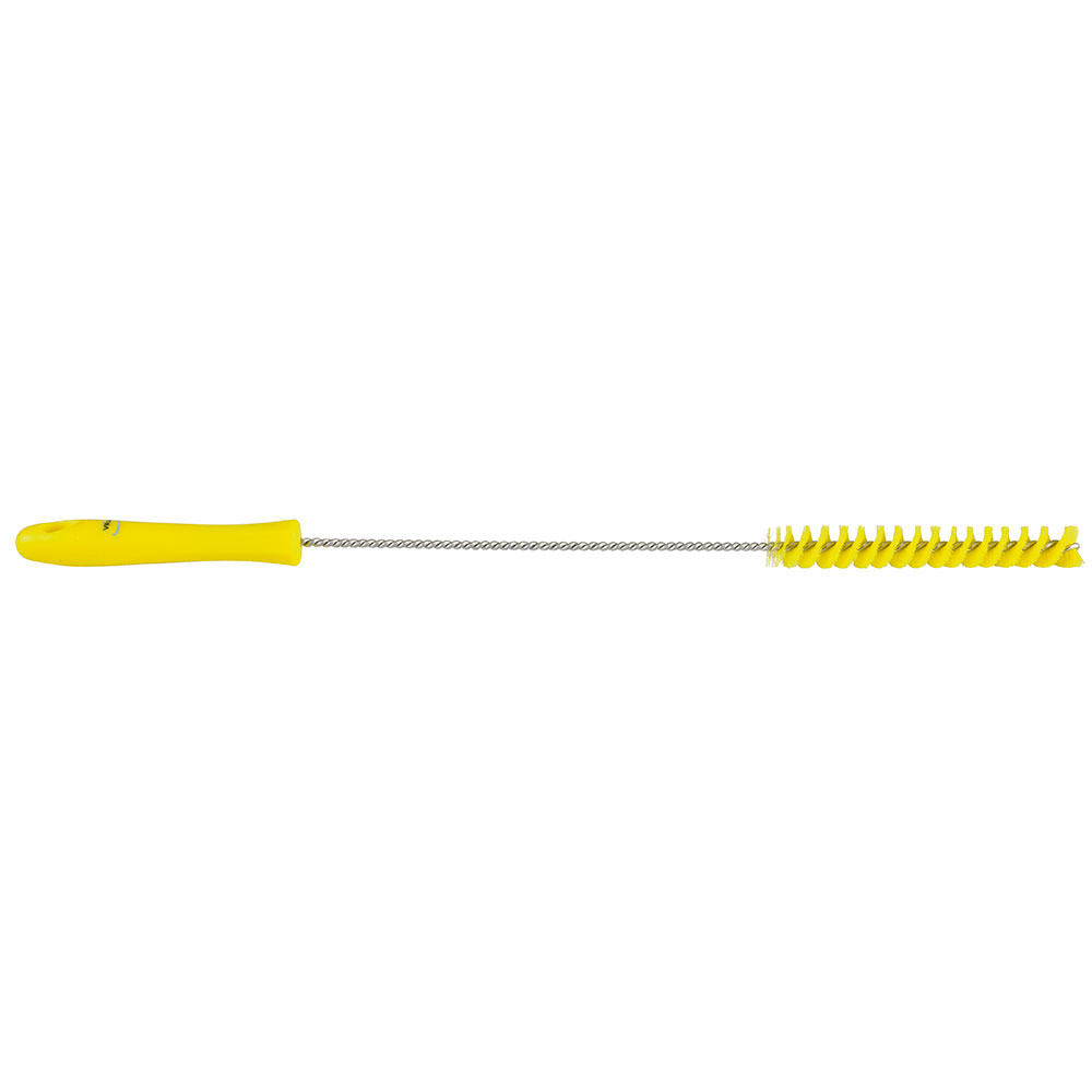 Vikan Rohrbürste mit Stiel, 20 mm, medium - gelb