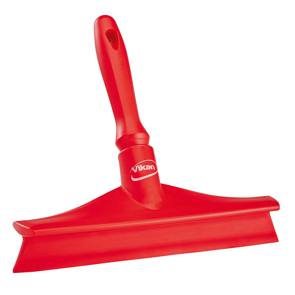 Vikan Ultra Hygiene Abzieher mit Ministiel, 245 mm - rot